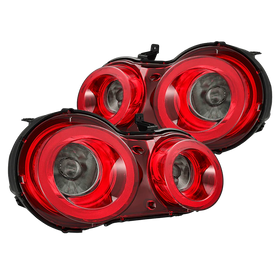 Alpharex 09-25 Nissan GT-R Nova-Series LED Tail Lights - Red Smoke