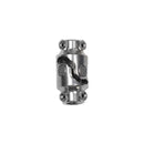 DETROIT SPEED U-JOINT. 3/4-DD TO 3/4"-DD POLISHED SS"-1