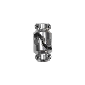 DETROIT SPEED U-JOINT. 3/4-DD TO 3/4"-DD POLISHED SS"