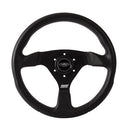 DETROIT SPEED MPI GT1 LEATHR STEERING WHEEL W/DSE HORN-1
