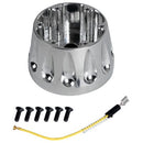 DETROIT SPEED BILLET AL SW ADPTR GM 6 BOLT. NAT FI-1