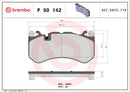 Brembo 2019 Mercedes-Benz AMG GT 53 Premium Low-Met OE Equivalent Pad - Front A0044208920-2