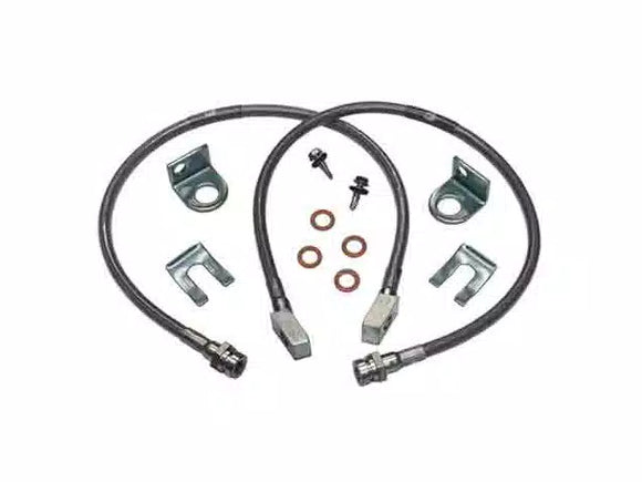 Superlift 82-86 Jeep CJ w/ 2-4in Lift Kit (Pair) Bullet Proof Brake Hoses