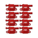 MSD Coils. Red. Square. '14 & up GM V8. 8-pk-1