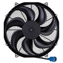 SPAL 500W 15.2in Flush Mount Brushless Fan w/Jumper Harness-3