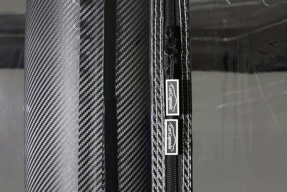 CarCapsule 18' CF1 Series Showcase Carbon Fiber w/Road Emblazoned Floor includes