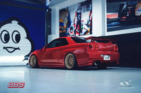 BBS LM F1 Championship Gold R32, R33, and R34 Nissan Skyline GT-R