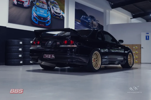 BBS LM F1 Championship Gold R32, R33, and R34 Nissan Skyline GT-R
