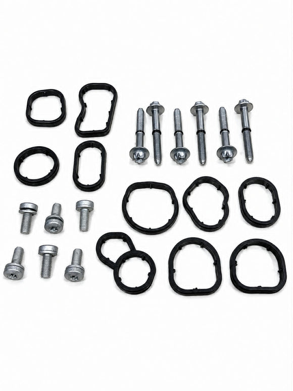 BMW B58 Gen 1 and 2 Engine Oil Filter Housing And Cooler Gasket Kit - 11428583897KT2