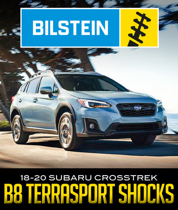 BILSTEIN B8 TERRASPORT SHOCKS: 2018–2020 SUBARU CROSSTREK