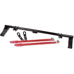 Innovative 90-93 Accord H/F-Series Black Steel Competition Traction Bar Kit (H/F-Series engine)