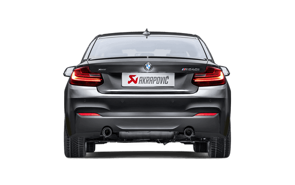 Akrapovic 16-17 BMW M240i (F22 F23) Evolution Line Cat Back (SS) w/ Carbon Tips (Req. Link Pipe)