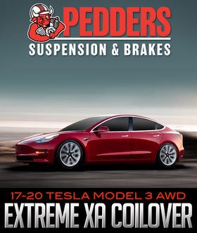 PEDDERS SUSPENSION EXTREME XA COILOVER KIT: 2017–2020 TESLA MODEL 3 AWD - 0