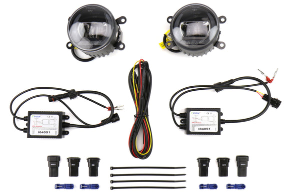 OLM LED Corona Ring DRL Fog Light Housings - 2015 WRX 2015 STI 13-15 FT86 2014 Forester