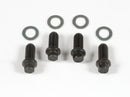 Mr. Gasket Header Bolts - 3/8-16 x 3/4 Inch Mini Hex Head - Black Oxide-1