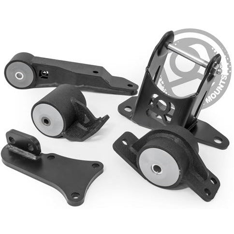 Innovative 00-07 Honda Insight K-Series Black Steel Mounts 75A Bushings (K24 Engine and K20 Trans)