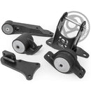 Innovative 00-07 Honda Insight K-Series Black Steel Mounts 85A Bushings (K24 Engine and K20 Trans)-1