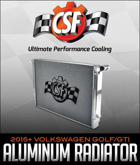 CSF PERFORMANCE TRIPLE-PASS ALUMINUM RADIATOR: 2015+ VOLKSWAGEN GOLF/GTI - 0