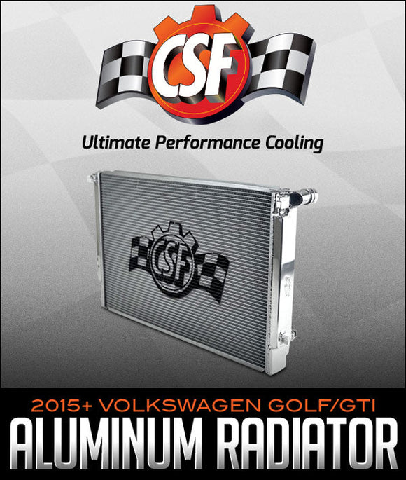 CSF PERFORMANCE TRIPLE-PASS ALUMINUM RADIATOR: 2015+ VOLKSWAGEN GOLF/GTI
