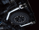 AWE 0FG Catback Exhaust for Silverado ZR2/Sierra AT4X - Quad Diamond Black Tips-6