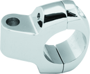 Bikers Choice Chrome Custom Mirror Clamp For 1 Inch Bar Universal-1