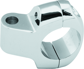 Bikers Choice Chrome Custom Mirror Clamp For 1 Inch Bar Universal