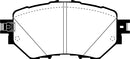 EBC 14+ Mazda 3 2.0 (Mexico Build) Redstuff Front Brake Pads-1