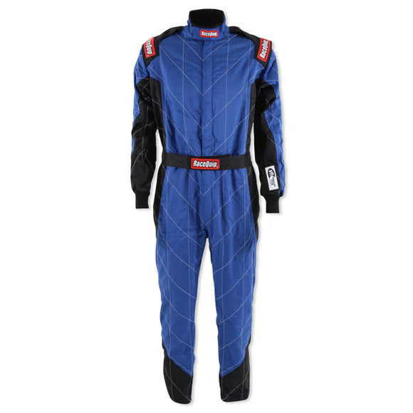 RaceQuip Blue Chevron-5 Suit SFI-5 - Small