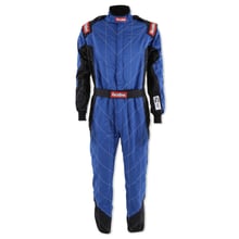 RACEQUIP CHEVRON-5 SUIT SFI-5 BLU MED