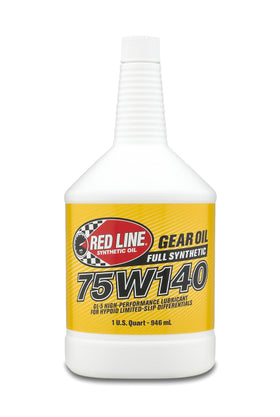 75W140 GL-5 Gear Oil (1 Quart) - Red Line 57914