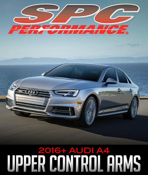 SPC PERFORMANCE ADJUSTABLE FRONT UPPER CONTROL ARMS: 2016+ AUDI A4