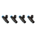 Injector Dynamics 2600-XDS Injectors - 48mm Length - 14mm Top - 14mm Bottom Adapter (Set of 4)-1