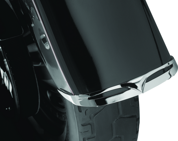 Kuryakyn Fender Tip Front Trailing Edge 90-17 Fat Boy Models Chrome