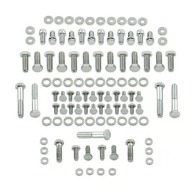 Mr. Gasket Deluxe Engine Bolt Kit - Chrome 1969-2002 Chevrolet 262-400 Gen I Small Block