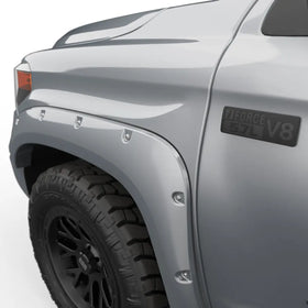 EGR 14+ Toyota Tundra Bolt-On Look Color Match Fender Flares - Set - Silver Sky - 0
