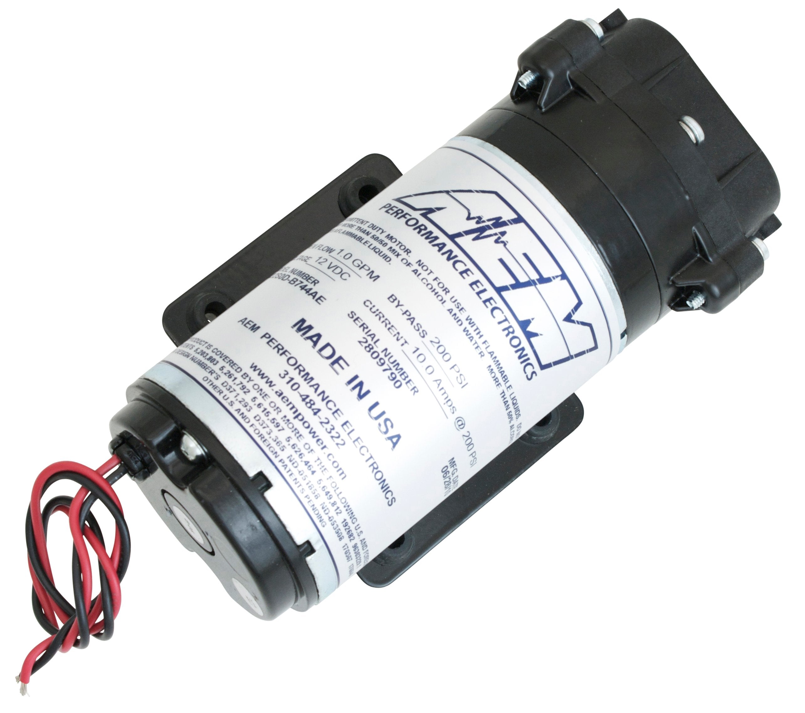 AEM WATER/METHANOL 1/4" PUSH-LOCK HOSE PUMP - 0