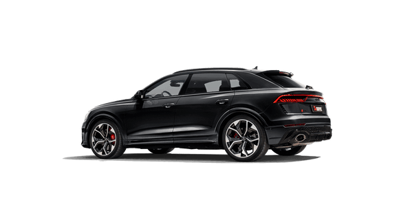 Akrapovic 2020+ Audi RS Q8 (M4) Evolution Line Cat Back (Titanium) w/Carbon Fiber/Titanium Tips