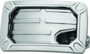 Kuryakyn Nova Curved Horizontal Mount Side License Plate Holder Chrome-1