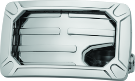 Kuryakyn Nova Curved Horizontal Mount Side License Plate Holder Chrome