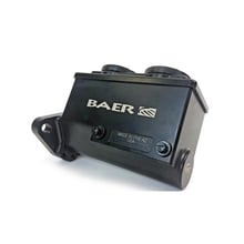 Baer ReMaster Baer Brakes Remaster Master Cylinder: A small, compact, 1-piece body machined out of 6061 T6 billet aluminum, 1.000 in. Bore, Right Side Ports, Black Anodized, with a 2-bolt mounting flange fitting many Ford and GM applications.