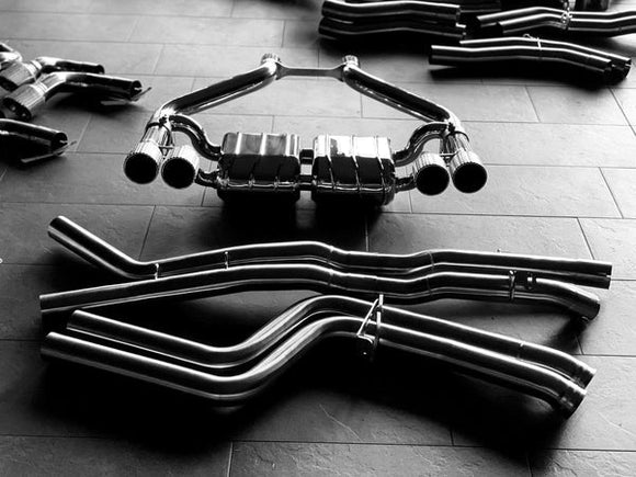 BMW M2 Competition (F87) - Valved Exhaust System With Mid-Pipes (Catback) And Carbon Fiber Tips