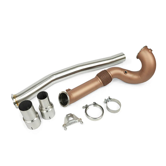 JDY 4" Catless Downpipe for Gen4 MQB Golf 8 GTI/R A3/S3 8Y