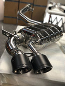 BMW X5M (F15) (2013 ) & X6M (2014 ) Valved Exhaust System, Mid-Pipes, & CES-3 Remote Kit With Carbon Fiber Tips-1