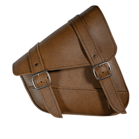 Willie & Max HD Sportsters,Custom Hard Tails Swingarm Bag Dual Shock(10.5inLx11.5inWx 4.5in H)-Brown