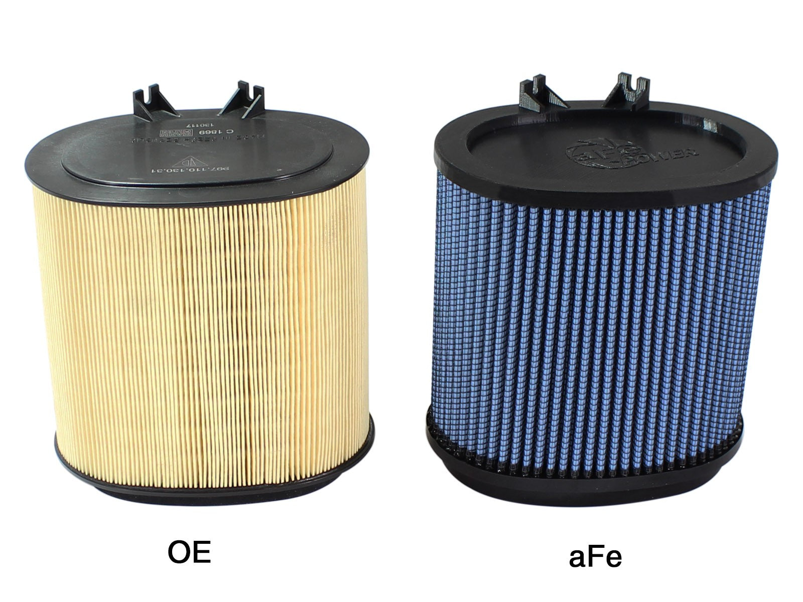 aFe MagnumFLOW OE Replacement PRO 5R Air Filters 09-12 Porsche 911 (977.2) H6 3.6L/3.8L - 0