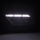 AlphaRex 10-12 Ford Mustang NOVA-Series LED Projector Headlights Blk w/Activ Light & Seq.Sig /SB DRL-4