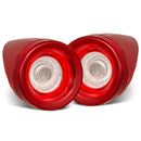 AlphaRex 10-15 Ferrari 458 NOVA-Series Prismatic LED Tail Lights Red Clear-1