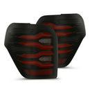 AlphaRex 10-21 Toyota 4Runner LUXX LED Taillights Blk/Red w/Activ Light/Seq Signal-1
