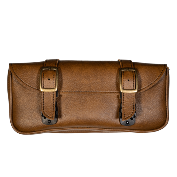 Willie & Max Universal Brass Monkey Tool Bag (12 in L x 5 in W x 2.5 in H) - Warm Brown