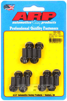 SBC 3/8 12P DRILLED HDR BOLT K